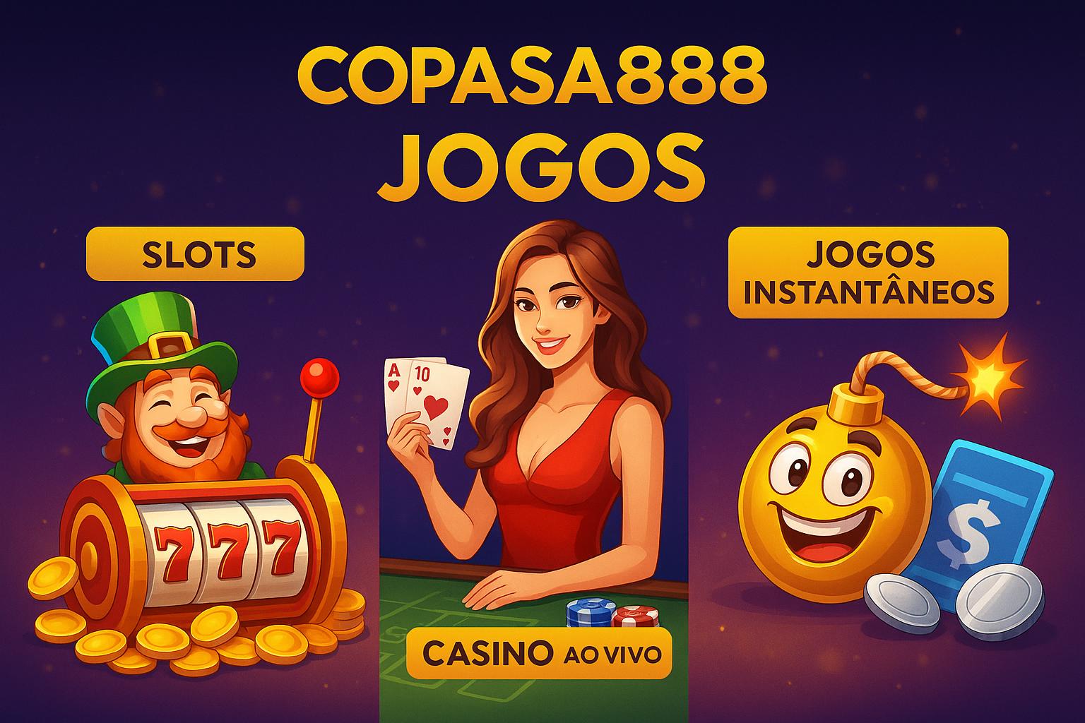 Jogos de cassino online inovadores e emocionantes na COPASA888