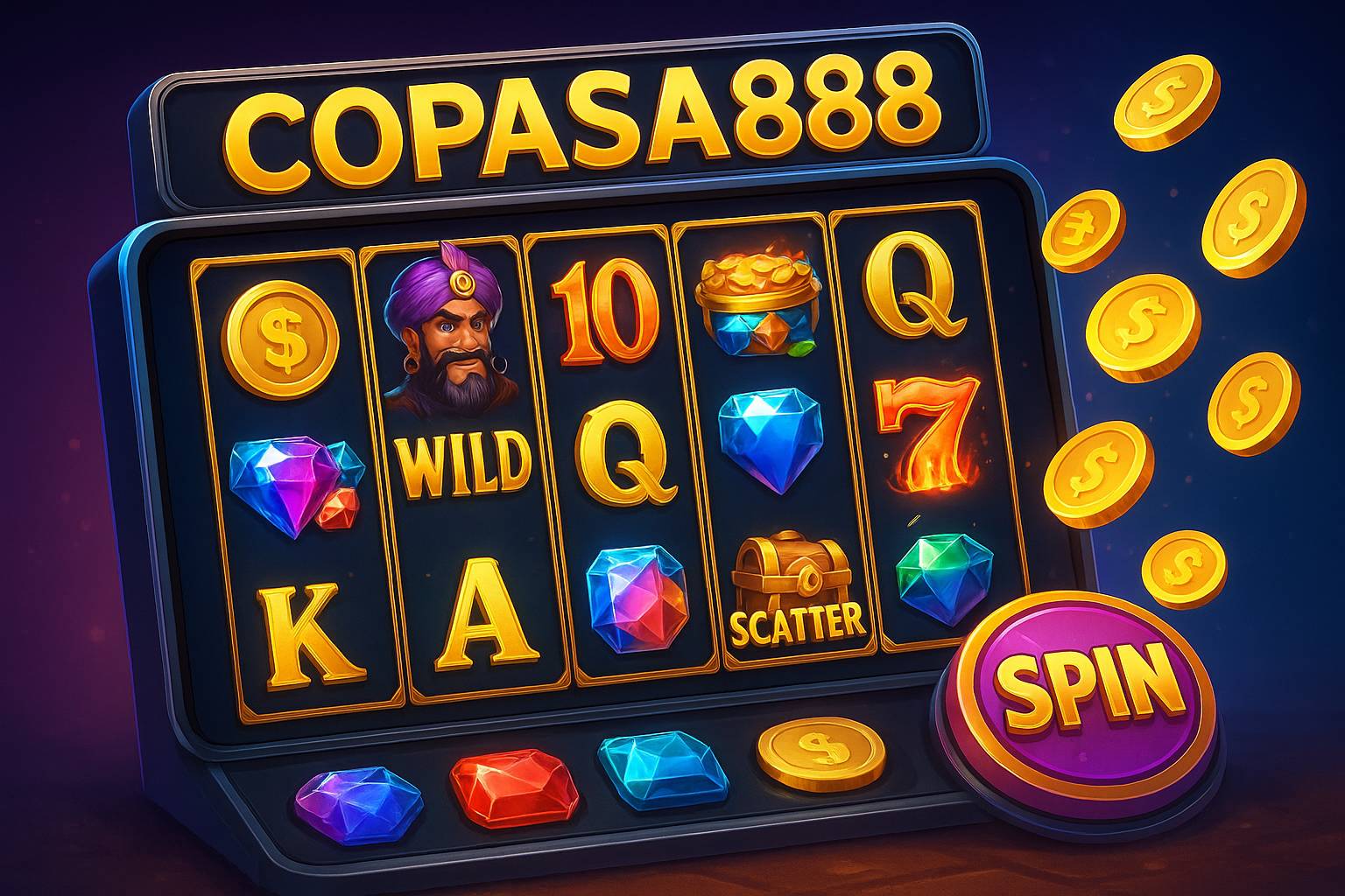 Jogos de Slot no Casino Online COPASA888
